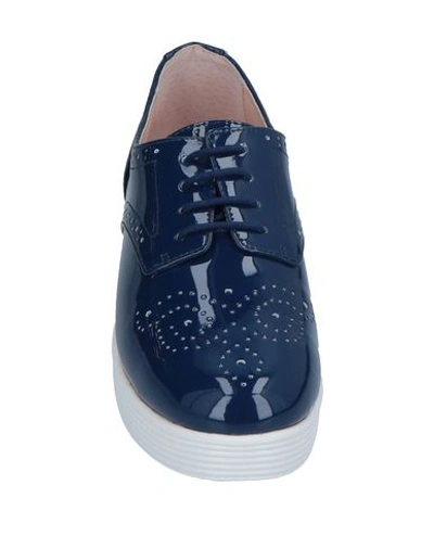 Shop Mellow Yellow Lace-up Shoes In Blue