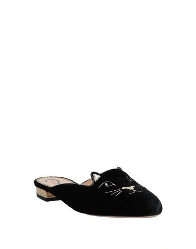 Shop Charlotte Olympia Mules And Clogs In Black