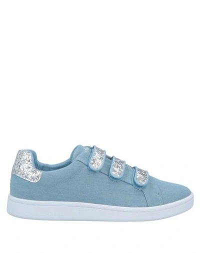 Shop Mellow Yellow Sneakers In Sky Blue