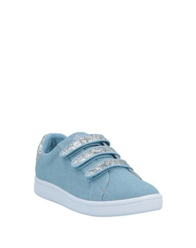 Shop Mellow Yellow Sneakers In Sky Blue