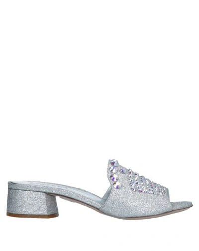 Shop Le Silla Sandals In Grey