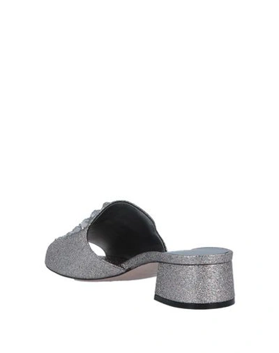 Shop Le Silla Sandals In Silver