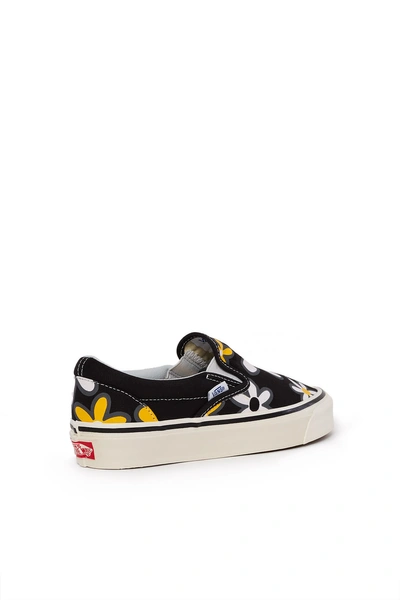 Shop Vans Anaheim Factory Classic Slip-on 98 Dx Sneaker In Og Black/flower Powe