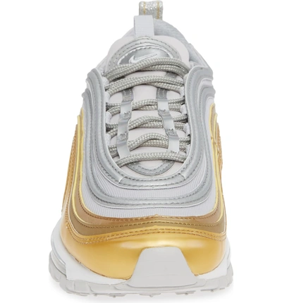 Shop Nike Air Max 97 Se Sneaker In Grey/ Metallic Silver- Gold