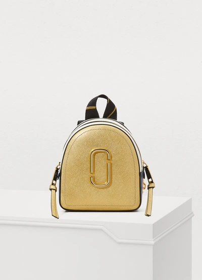 Marc Jacobs Snapshot Mini Leather Backpack Metallic ModeSens