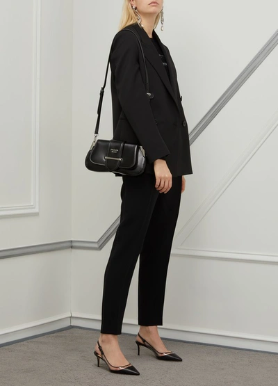 Shop Prada Sidonie Shoulder Bag In Nero