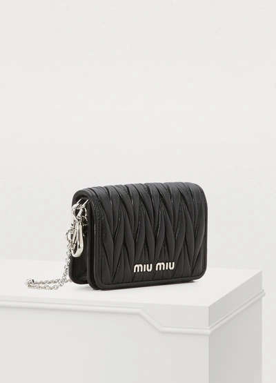 Shop Miu Miu Small Wallet On Chain