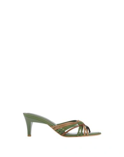 Shop Tod's Sandals In Green