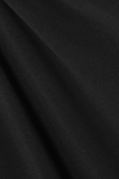 Shop Tom Ford One-shoulder Stretch-jersey Midi Dress In Black