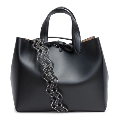 Shop Alaïa Black Studded Strap Tote Bag