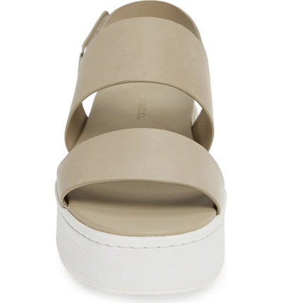 Shop Vince Westport Platform Sandal In White