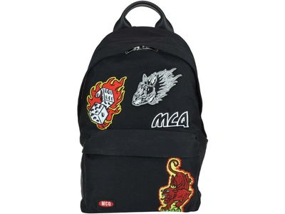 Shop Mcq By Alexander Mcqueen Mcq Alexander Mcqueen Patch Backpack In Black