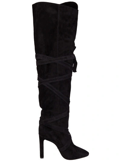 Shop Saint Laurent Boots In Black