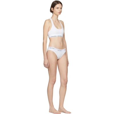Shop Calvin Klein Underwear White Modern Bikini Briefs In 100 White