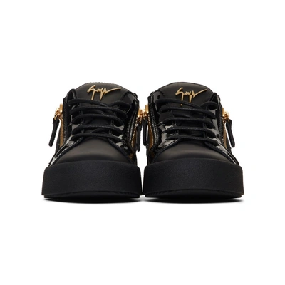 Shop Giuseppe Zanotti Black May London Sneakers In Nero