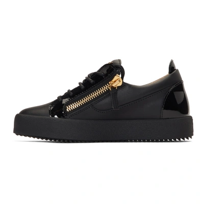 Shop Giuseppe Zanotti Black May London Sneakers In Nero