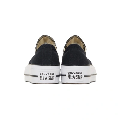 Shop Converse Black Chuck Taylor All-star Lift Sneakers In Black/white