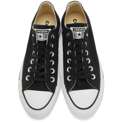 Shop Converse Black Chuck Taylor All-star Lift Sneakers In Black/white