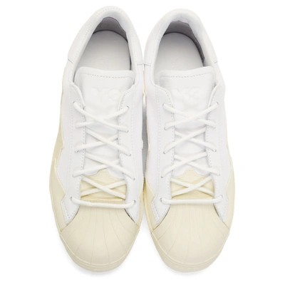 Shop Y-3 White Super Takusan Sneakers