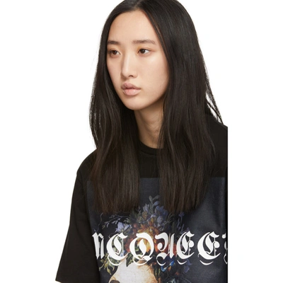 Shop Alexander Mcqueen Black Still Life T-shirt