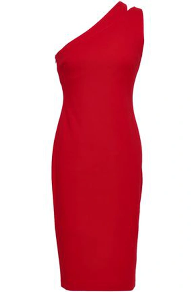 Shop Bailey44 Bailey 44 Woman One-shoulder Cutout Jersey Dress Red