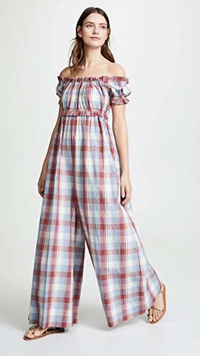 Shop Ulla Johnson Gigi Jumpsuit In Madras