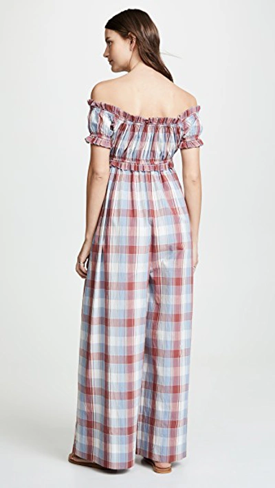 Shop Ulla Johnson Gigi Jumpsuit In Madras