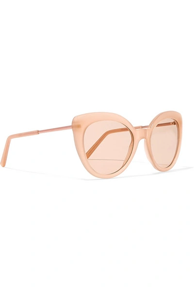 Shop Andy Wolf Grace Cat-eye Acetate Sunglasses In Pink