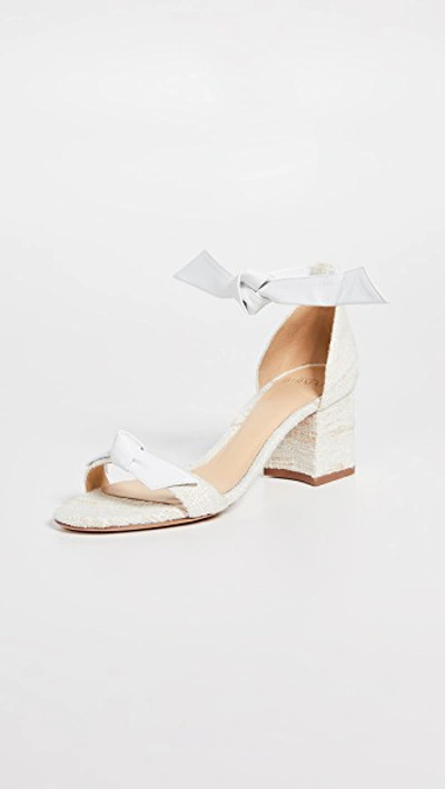 Shop Alexandre Birman Clarita Block Sandals In White
