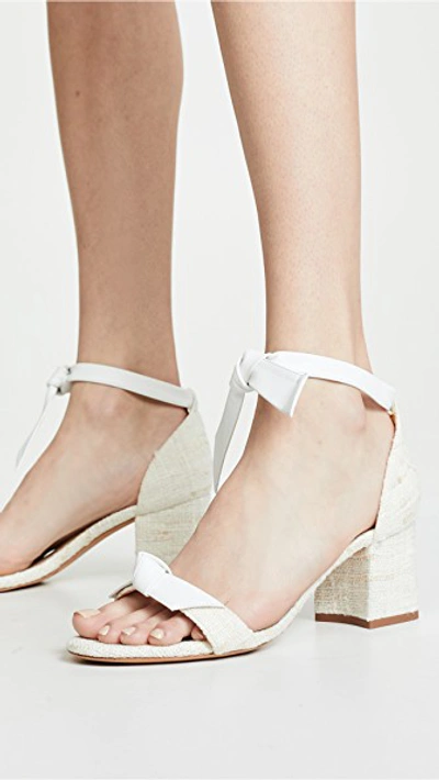 Shop Alexandre Birman Clarita Block Sandals In White