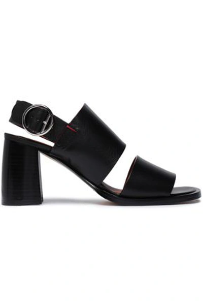 Shop Joseph Woman Stein Leather Slingback Sandals Black