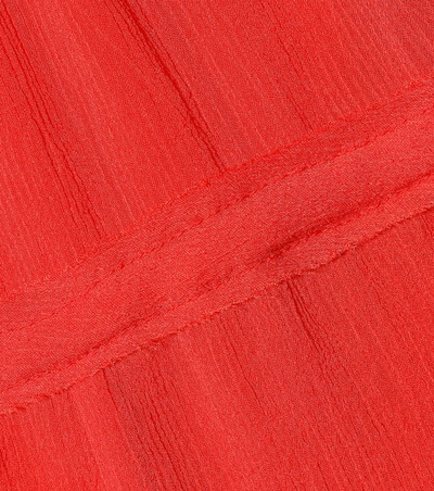 Shop Rejina Pyo Tia Organza Midi Dress In Red