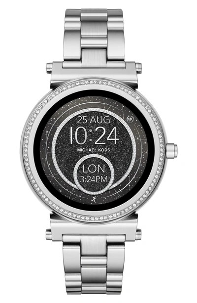 Shop Michael Kors Sofie Smart Bracelet Watch, 42mm In No_color