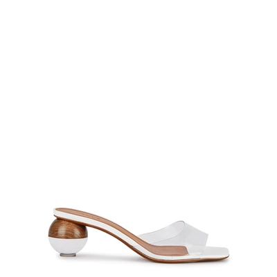 Shop Neous Opus 55 Perspex And Leather Mules