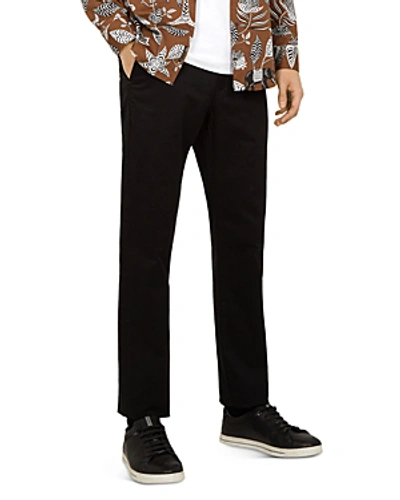 Shop Ted Baker Seenchi Slim Fit Chinos In Black