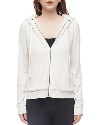 Shop B Collection By Bobeau Remington Sherpa-lined Zip Hoodie In Sugar