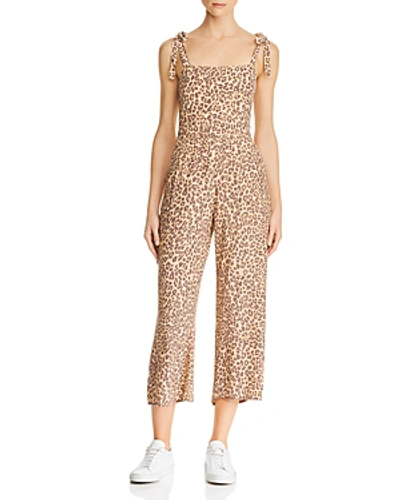 Shop Faithfull The Brand Elsa Jumpsuit In Leopard Print