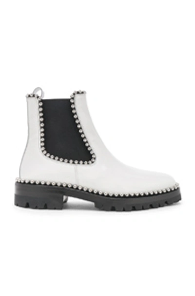 Shop Alexander Wang Spencer Spazzalato Boot In White