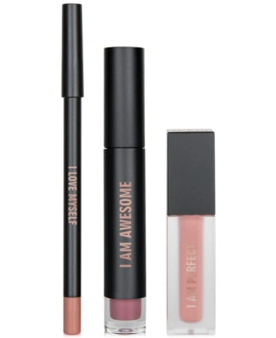 Shop Realher 3-pc. Lip Set In I Am Awesome - Deep Nude
