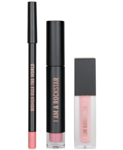 Shop Realher 3-pc. Lip Set In Women Rule The World - Pink