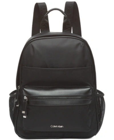 Shop Calvin Klein Callen Backpack In Black/black/silver