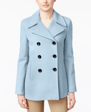 calvin klein double breasted pea coat
