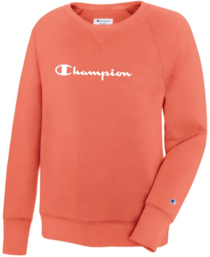 red champion crewneck womens