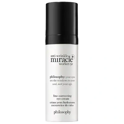 Shop Philosophy Anti-wrinkle Miracle Worker Eye+ Line-correcting Eye Cream 0.5 oz/ 15 ml