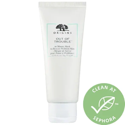 Shop Origins Out Of Trouble 10 Minute Face Mask To Rescue Problem Skin 2.5 oz/ 75 ml