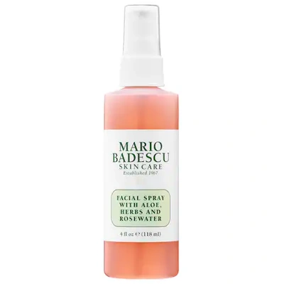 Shop Mario Badescu Facial Spray With Aloe, Herbs And Rosewater 4 oz/ 118 ml