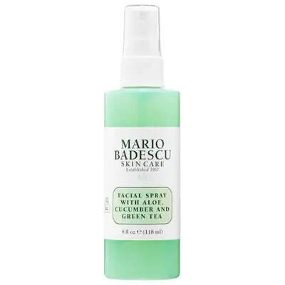Shop Mario Badescu Facial Spray With Aloe, Cucumber And Green Tea 4 oz/ 118 ml