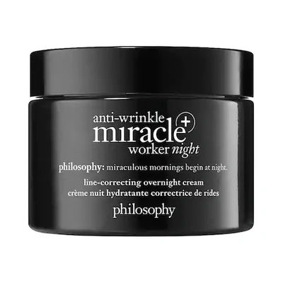 Shop Philosophy Anti-wrinkle Miracle Worker Night+ Line-correcting Overnight Cream 2 oz/ 60 ml