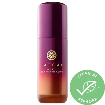 Shop Tatcha Violet-c Brightening Serum 20% Vitamin C + 10% Aha 1 oz/ 30 ml
