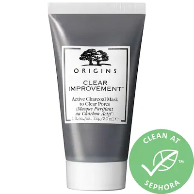 Shop Origins Mini Clear Improvement Active Charcoal Mask To Clear Pore 1 oz/ 30 ml